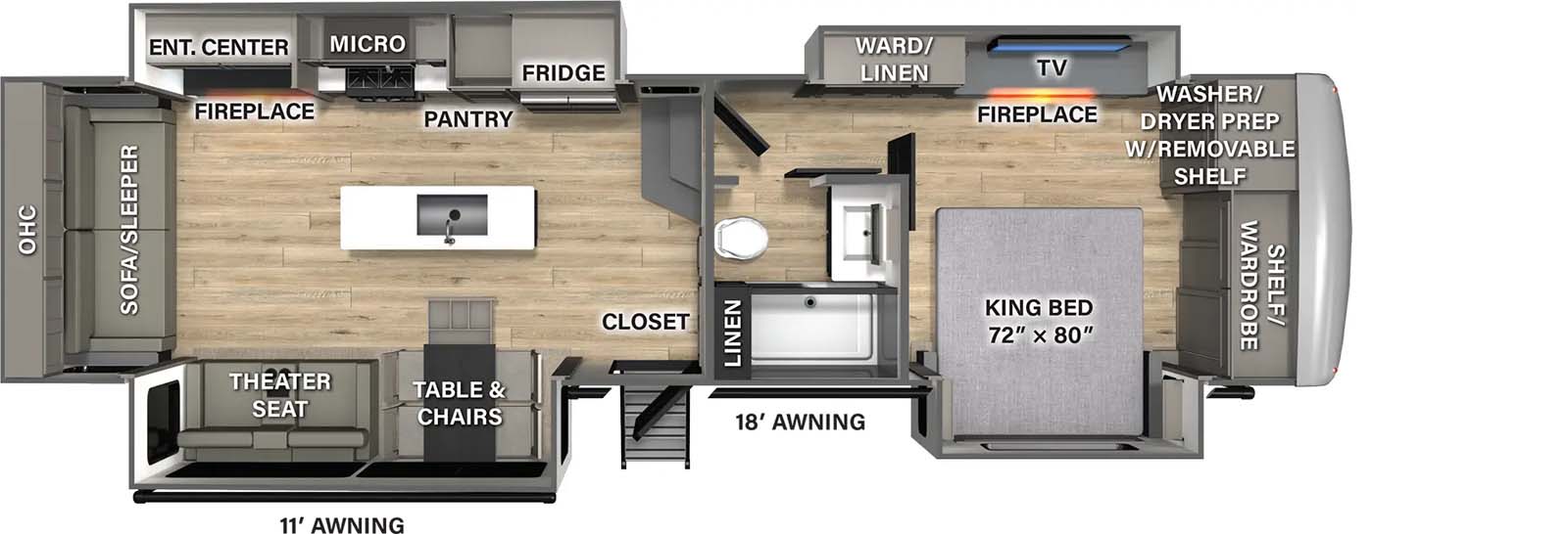 380RL Floorplan Image